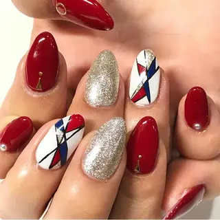 ネイル 渋谷/チップ長さ出し 👑アプレgel-xのネイルデザイン