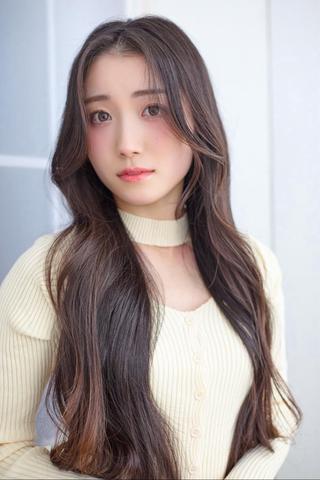 カラー いのうえ ももかのヘアスタイル