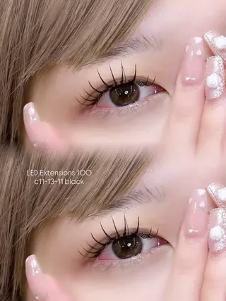 マツエク・マツパ emmilia♡ sns映えデザインのマツエク・マツパデザイン