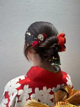 ヘアアレンジ 韓国風🤍 イワサキ　リコ🍒のヘアスタイル