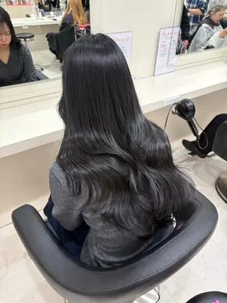 セミロング カラー ヘアアレンジ 💟RINNA 艶カラー💟のヘアスタイル