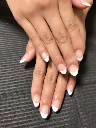 ネイル モチの良さ◉ フィルインネイル♡のネイルデザイン