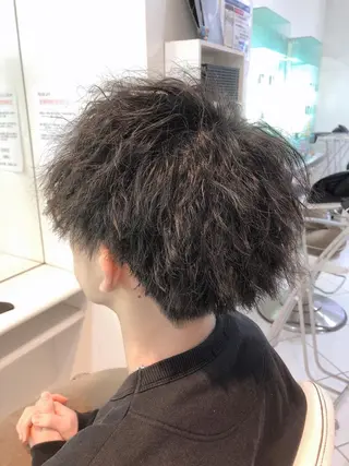 パーマ メンズ 保住 亮太のヘアスタイル