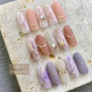 ネイル モチの良さ◉ フィルインネイル♡のネイルデザイン