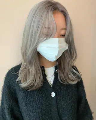 ロング カラー hubhair レイヤー/透明感のヘアスタイル