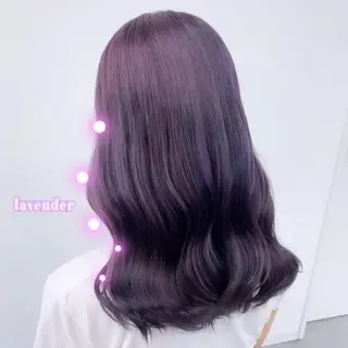 ロング カラー 𝘳𝘺𝘰𝘬𝘢 髪質改善／ブリーチのヘアスタイル