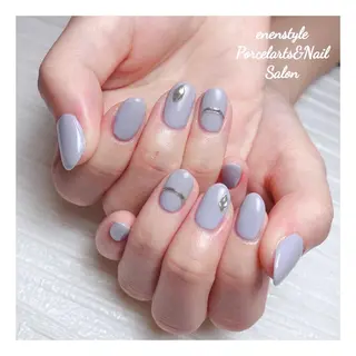 ミディアム ネイル 🐾enen style 🐾のネイルデザイン