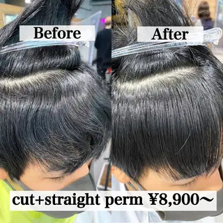 パーマ メンズ メンズヘア特化 パーマ 縮毛矯正🔷のヘアスタイル