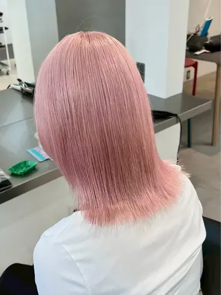 ミディアム LUCK rizunaのヘアスタイル