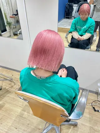ショート カラー パーマ ヘアアレンジ メンズ キッズ エビスザキレン/メン ズ/心斎橋🌳のヘアスタイル