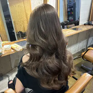 ロング カラー ふかたさや🌟 艶感カラー🌟のヘアスタイル