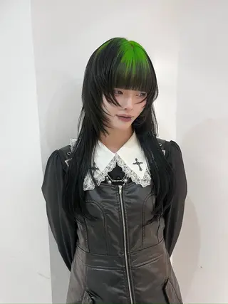 ロング カラー TOTA 唯一無二カラーのヘアスタイル