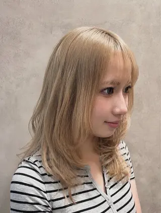 ロング 阿部修士 カットモデル募集中のヘアスタイル