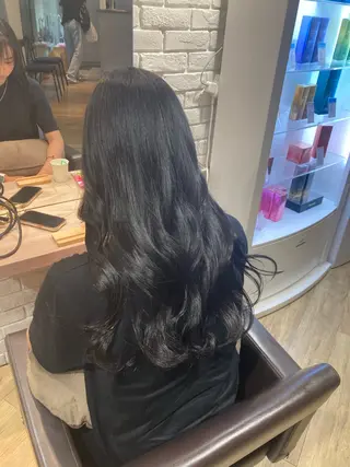 ロング 川畑 心子のヘアスタイル