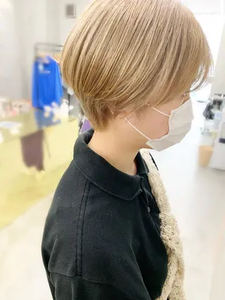 ショート モエ 代々木公園/神山町のヘアスタイル