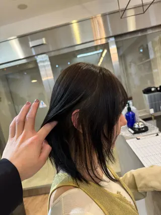 ミディアム 心斎橋/ボブ/ メンズ/髪質改善のヘアスタイル