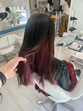 ロング 新籾 尚哉のヘアスタイル