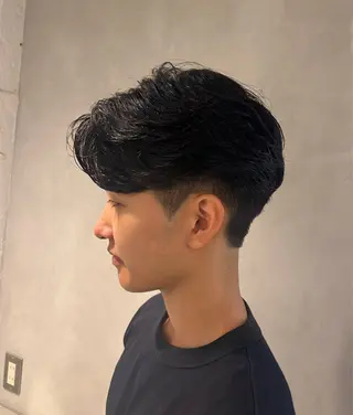 ショート パーマ メンズ清潔感のプロ 💈メンズパーマ藤田のヘアスタイル
