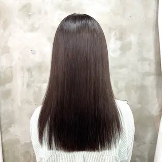 セミロング カラー 艶髪‎カラー🤍 RIKAのヘアスタイル