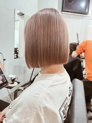 ショート カラー 🎗️mellow 神戸三宮 髪質改善のヘアスタイル