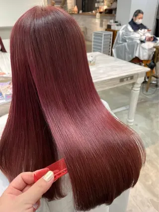 ロング カラー 新井 昌幸のヘアスタイル