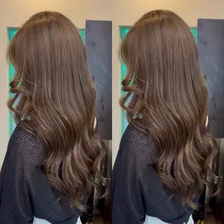ロング カラー なんば、心斎橋🍓 ハイトーンnicoのヘアスタイル
