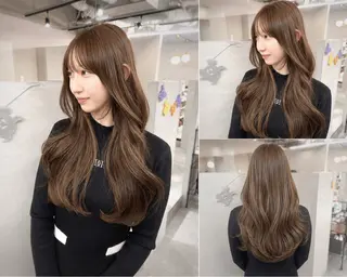 ロング カラー The Ect 江坂Kurumiのヘアスタイル