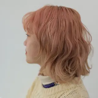 ミディアム カラー パーマ ❇️安達 優心❇️ レイヤー/艶髪特化のヘアスタイル