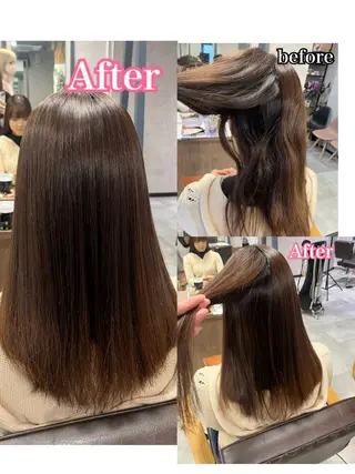セミロング KAEDE🎀 縮毛矯正＆パーマ特化のヘアスタイル