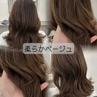 ロング カラー 透明感カラー/顔周り カット🌸サクラ🌸のヘアスタイル