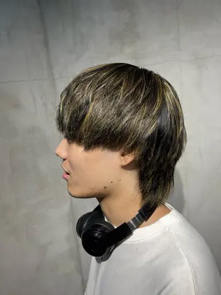 ショート メンズパーマ 工藤勇也のヘアスタイル