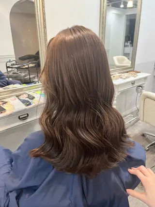 セミロング 似合わせhair🌷 momoのヘアスタイル