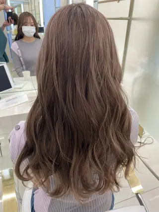 ロング カラー COA GINZA 空也/前髪/顔まわりのヘアスタイル