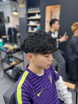 パーマ メンズ メンズモデル募集中/ 燦士郎のヘアスタイル
