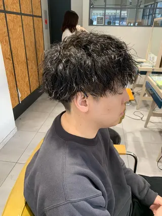 パーマ メンズ 森川 力のヘアスタイル
