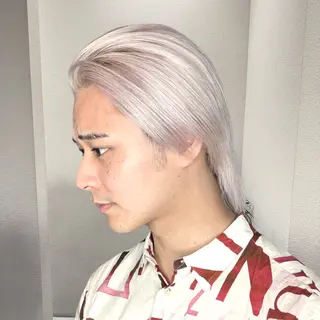 ショート カラー メンズ ✨ブリーチ支持No1 複雑履歴修正/舘岡のヘアスタイル