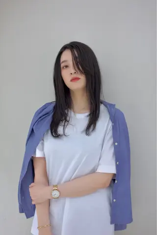 ロング カラー 黒澤 寛斗のヘアスタイル
