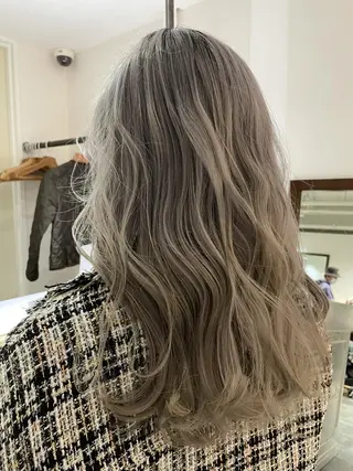 セミロング カラー 大人ボブと似合 わせカラー/馬場 翼のヘアスタイル