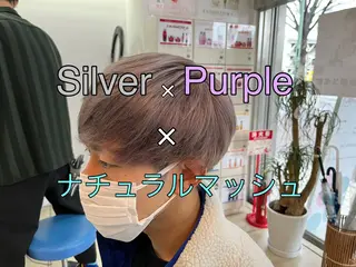 ショート カラー メンズ 本場韓国ヘア/韓国風 メンズヘア　須田龍世のヘアスタイル