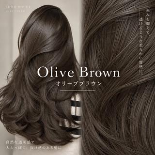 セミロング ショートボブ／レイヤ ー／ショート/藍のヘアスタイル