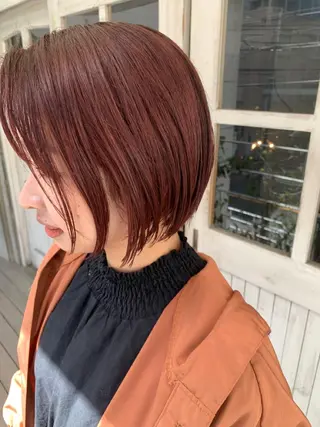 ショート カラー パーマ ヘアアレンジ メンズ キッズ 垢抜けカラー ヒロムのヘアスタイル