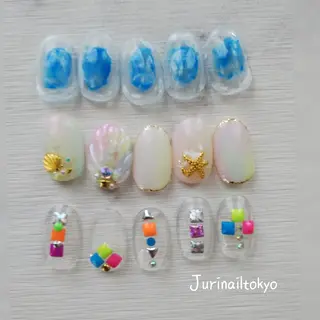 ショート jurinail tokyoのネイルデザイン