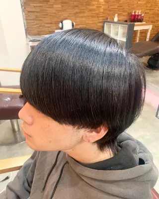 ショート パーマ 透明感/ 美髪矯正/田中恭のヘアスタイル