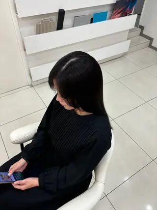 ロング パーマ keany錦糸町 ハセベユウのヘアスタイル