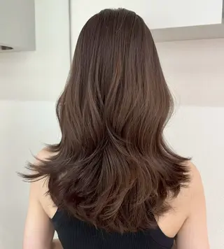 ロング カラー 【韓国風、透明感】 韓国風⭐️新海龍哉のヘアスタイル