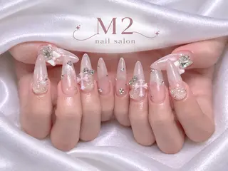 ネイル 長さだし専門店 M2　rikaのネイルデザイン