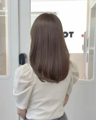 ミディアム カラー 高橋大樹/グレー ジュ/ブリーチなしのヘアスタイル