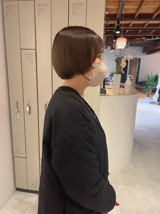 ショート io濱川 遥のヘアスタイル