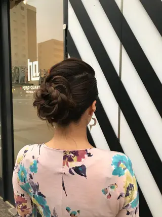 セミロング 木川 愛子のヘアスタイル