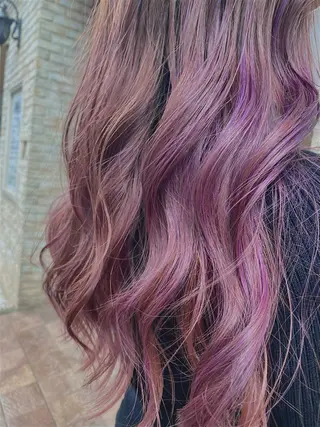 カラー ブリーチカラー⸜♡⸝ クルミ🐍のヘアスタイル